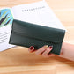 Female PU Leather Card Holder with Cash and Passport Pocket for United States Markets - Wide Witty 5cm Women’s Bag All