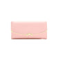 Female PU Leather Money Folder with Card Slots and Photo Slot in the United States - Chic for Women on a Wallet