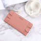 Female PU Leather Wallet with Zipper Buckle for US and CHF Currency - Purse: Style Meets Multi-Function Magic united