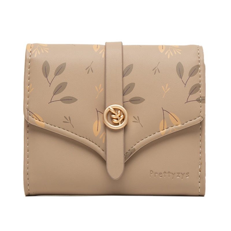 Female PU Leather Zipper Wallet with Secret Compartments for United States Customers - Three Folds of Fun a Purse