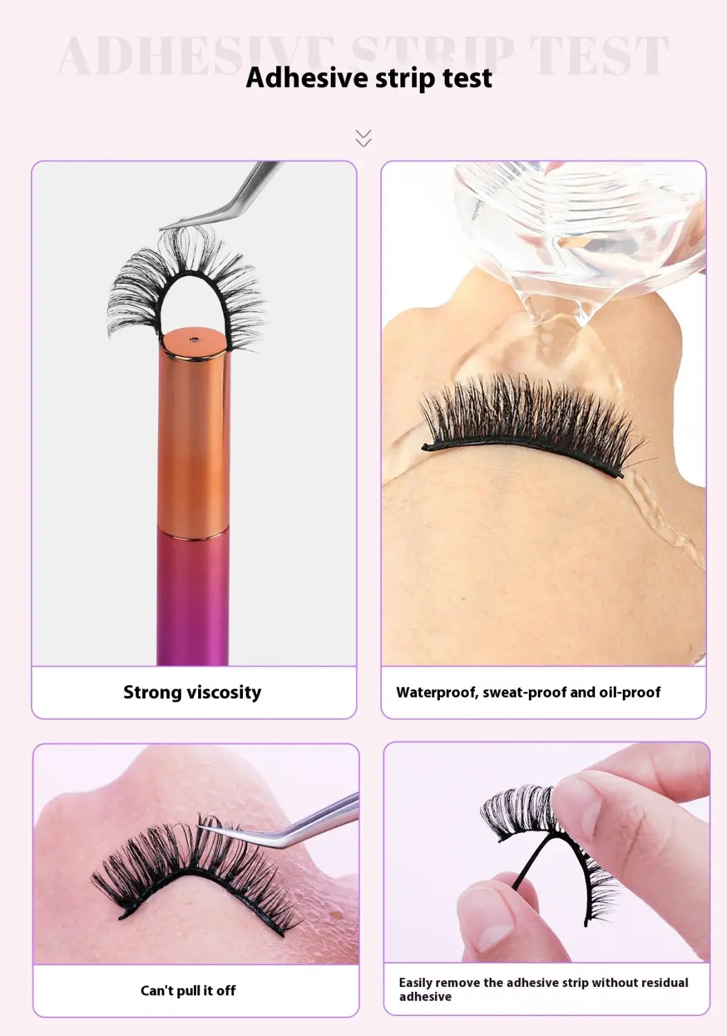 Benzi de genei de culoare jeleu de culoare mixtă 5,5 mm 6mm Kit de extensie individuală