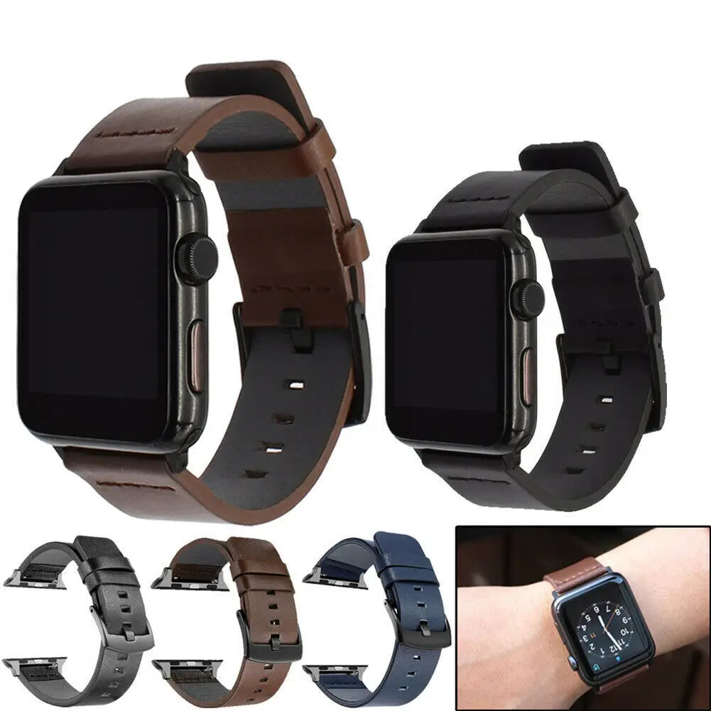 The First Layer Of Leather Business Strap Replacement Connector