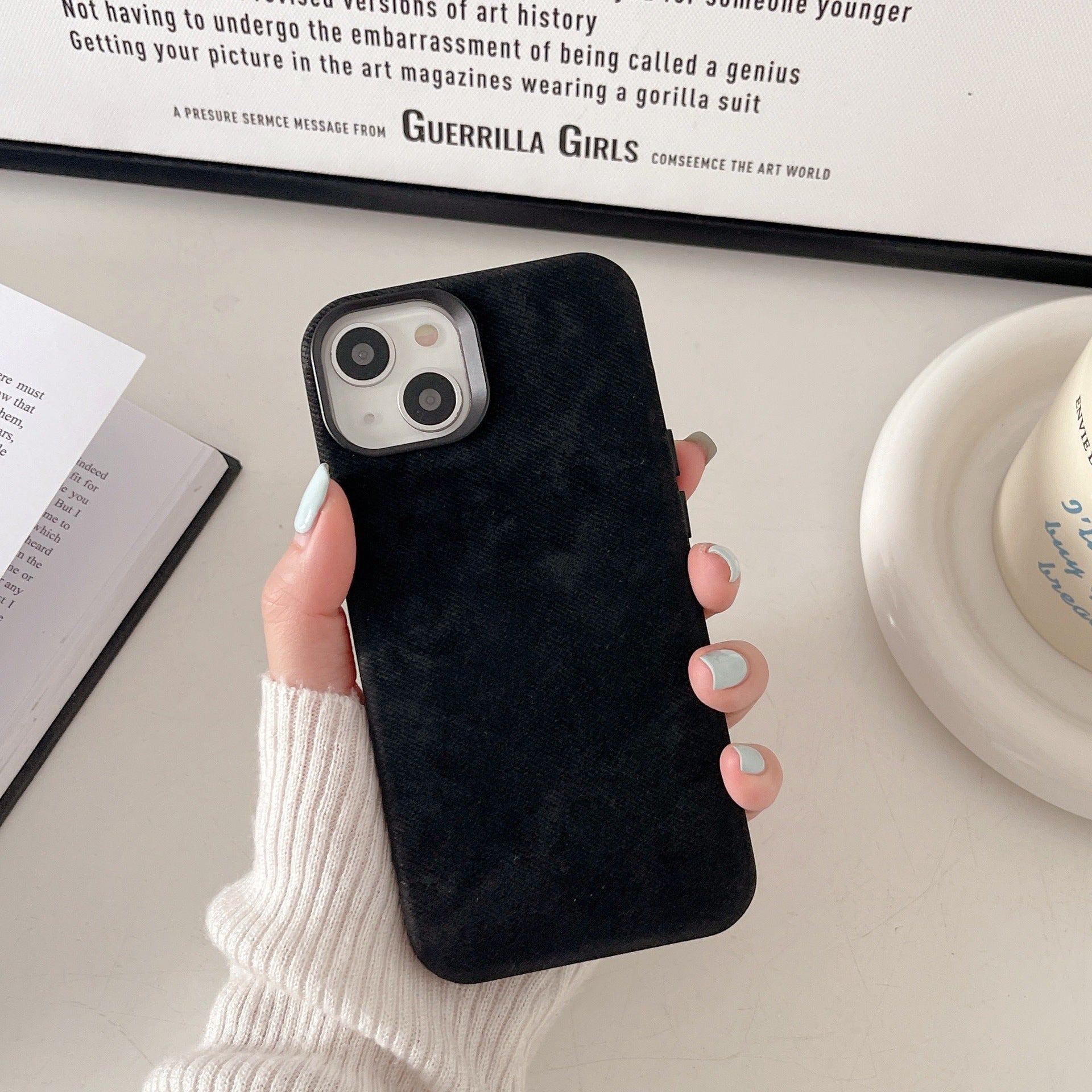 Fiber Pattern Magnetic Suction Phone Case Compatible with iPhone Models - for fiber pattern magnetic suction