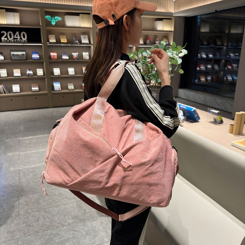 Fitness Storage Bag for Dry Wet Separation Travel and Exercise Equipment - Teleplus with dry wet separation fitness