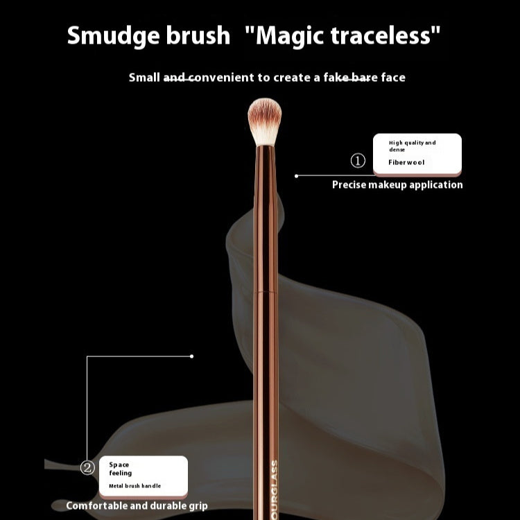 Flame Highlight Brush for Eye Contour Makeup and Brightening Sheer Effect - Teleplus flame highlight brush eye contour