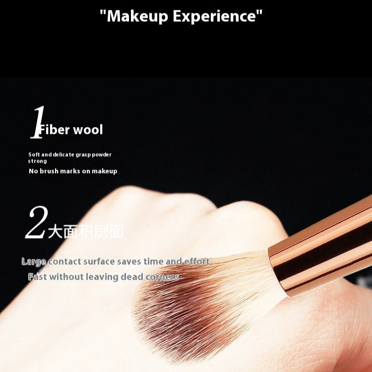 Flame Highlight Brush for Eye Contour Makeup and Brightening Sheer Effect - Teleplus flame highlight brush eye contour