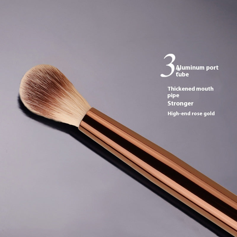 Flame Highlight Brush for Eye Contour Makeup and Brightening Sheer Effect - Teleplus flame highlight brush eye contour