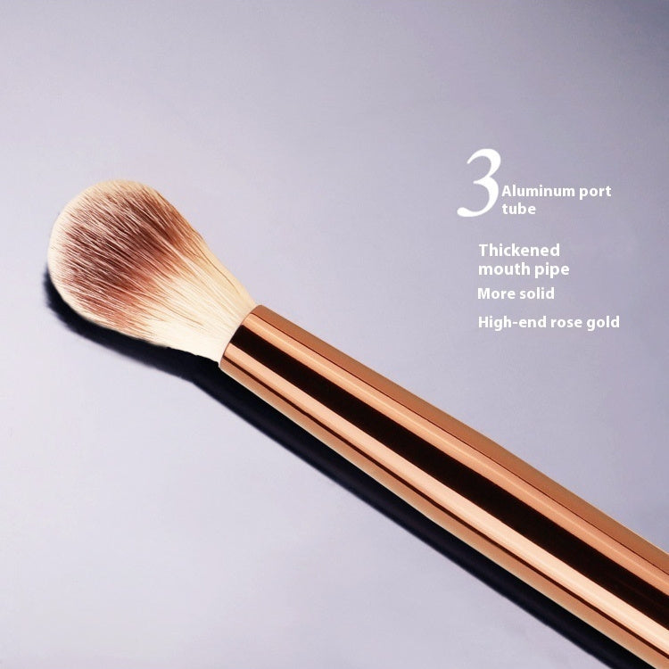 Flame Highlight Brush for Eye Contour Makeup and Brightening Sheer Effect - Teleplus flame highlight brush eye contour