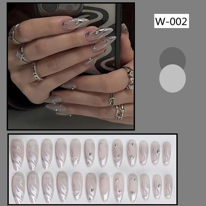 Flame Rivet Pointed Detachable Finished Nail for Cosmetics and Art - Teleplus Finish Nails pointed detachable finished