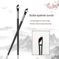 Flat Head Diagonal Eye Beauty Brush with Nylon Bristles and Long Handle - Teleplus flat head diagonal eye beauty brush