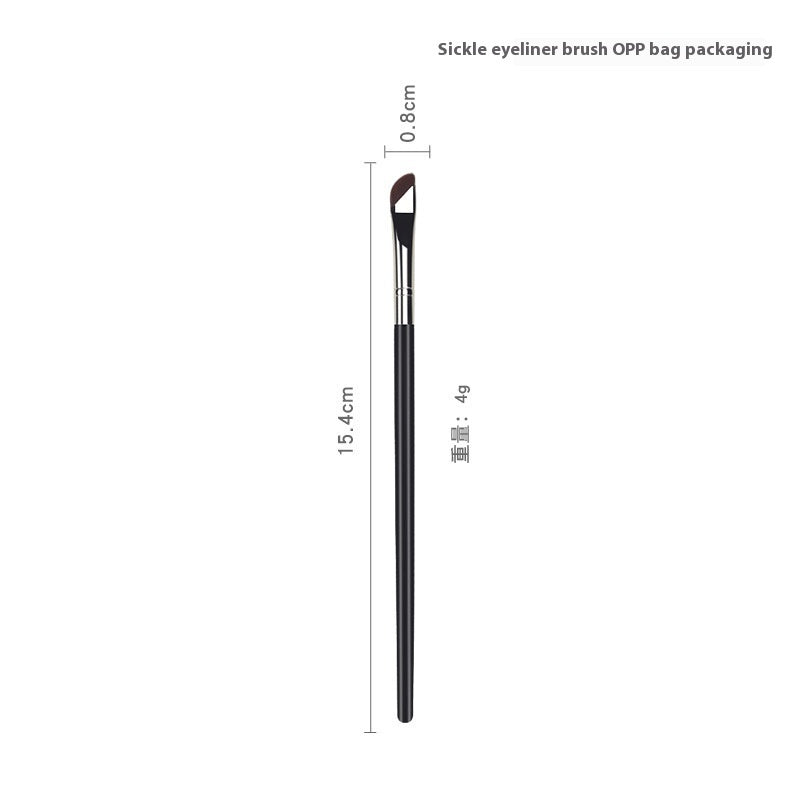Flat Head Oblique Eye Makeup Brush with Angle Beauty Design - Teleplus for flat head oblique angle eye beauty