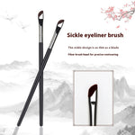 Flat Head Oblique Eye Makeup Brush with Angle Beauty Design - Teleplus for flat head oblique angle eye beauty
