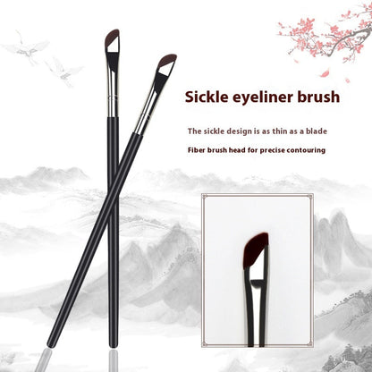 Flat Head Oblique Eye Makeup Brush with Angle Beauty Design - Teleplus for flat head oblique angle eye beauty