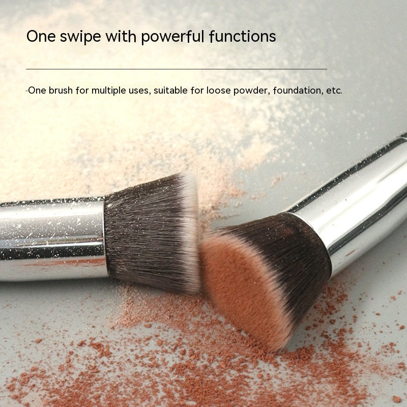 Flat Head Powder Foundation Brush for Makeup Application and Beauty - flat head powder foundation brush beauty
