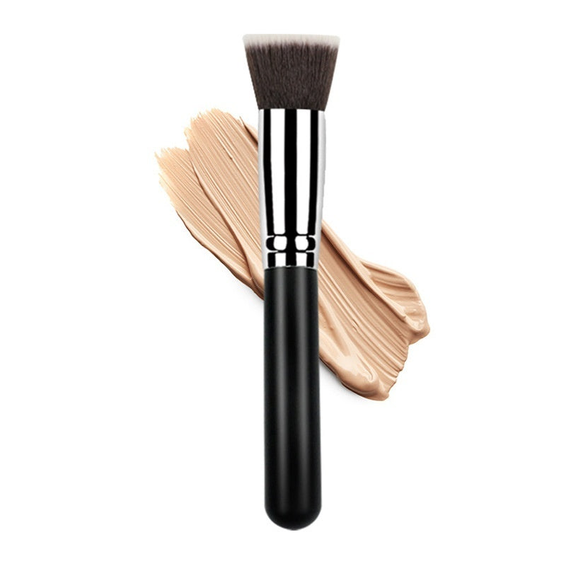 Flat Head Powder Foundation Brush for Makeup Application and Beauty - flat head powder foundation brush beauty
