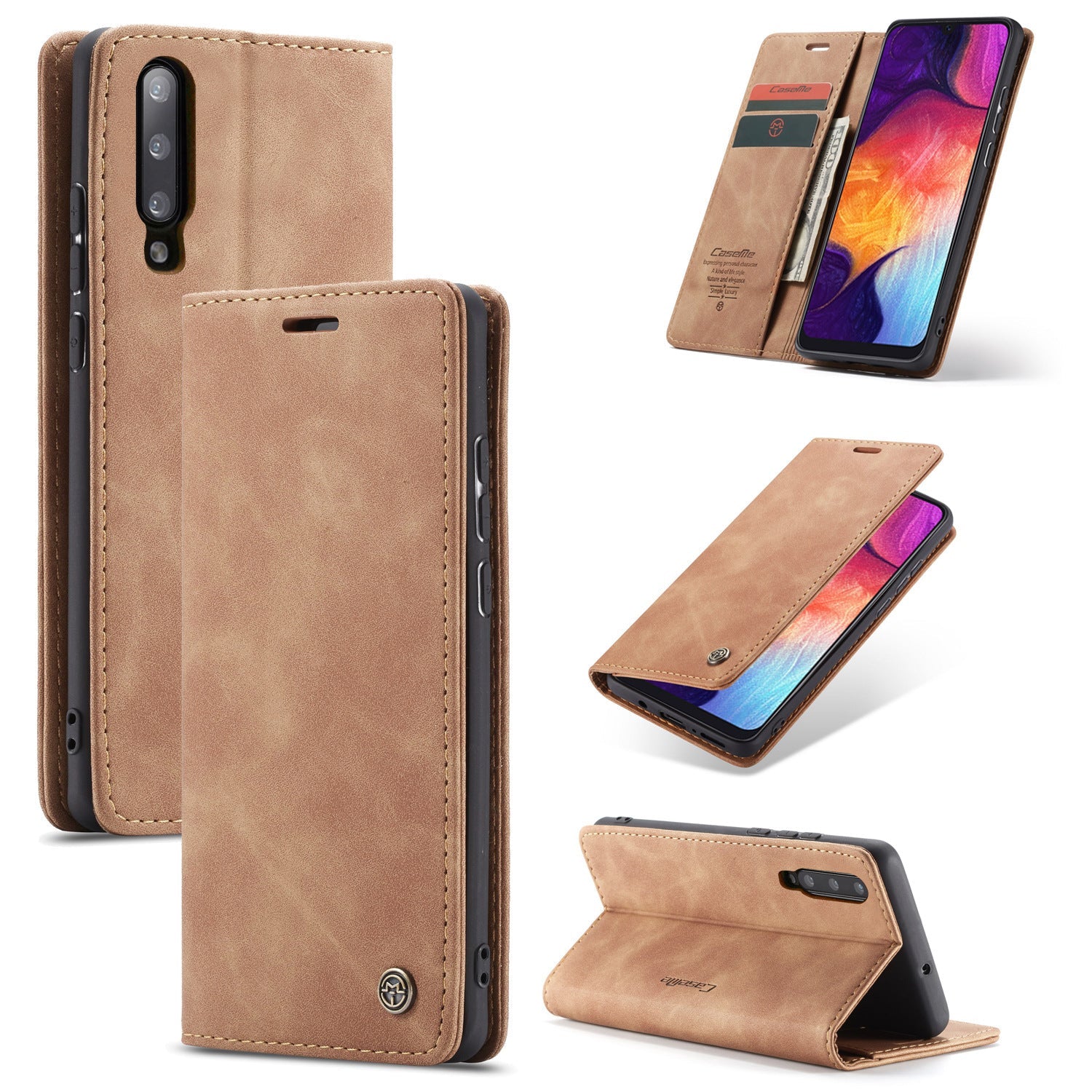 Flip Leather Case Anti-drop Magnetic Phone Case - Flip Leather Phone Case Anti-drop Magnetic Style