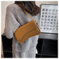Flip Magnetic Buckle Shoulder Bag with Internal Zipper and Sandwich Pocket - Teleplus flip magnetic buckle shoulder bag
