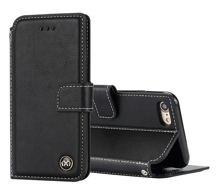 Flip phone leather case wallet - Flip Phone Leather Case Wallet for All Smartphones