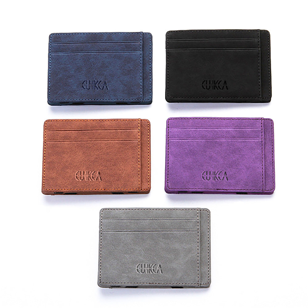 Flip Wallet Creative Men Magic Wallet Polyurethane Card Holder - Magic Wallet for Stylish Men Who Love to Flip