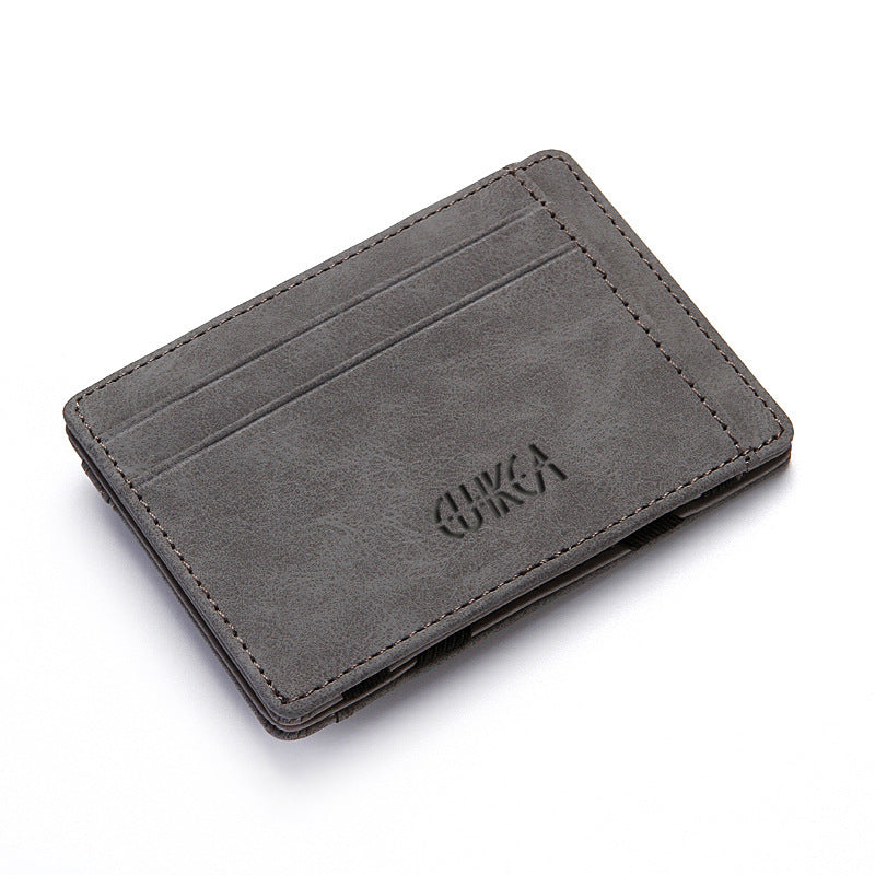 Flip Wallet Creative Men Magic Wallet Polyurethane Card Holder - Magic Wallet for Stylish Men Who Love to Flip