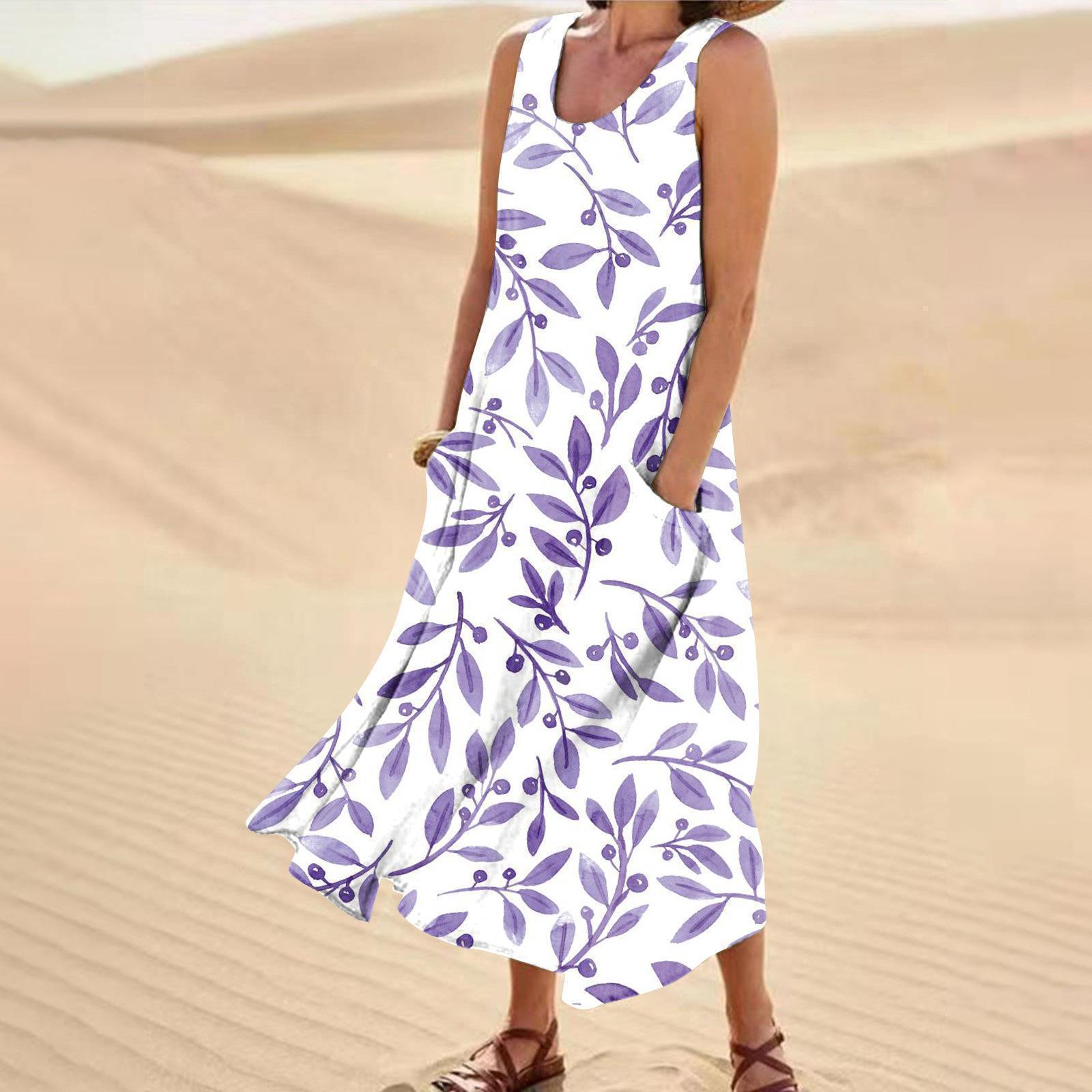 Floral Pattern Long Skirt with Shoulder Strap and 3D Design - Teleplus