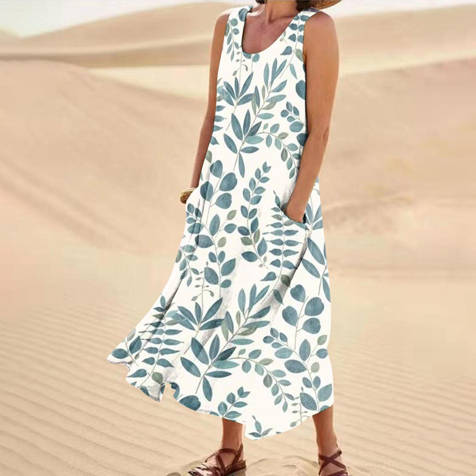 Floral Pattern Long Skirt with Shoulder Strap and 3D Design - Teleplus