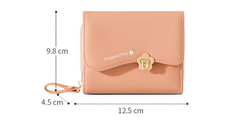 Floral Polyester Lining Pouch in Multiple Colors for Daily Use the United States - Flower Power Wallets Stylish Ladies