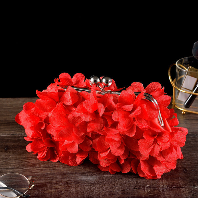 Floral Silk Travel Bag with Phone Pocket in Multiple Colors