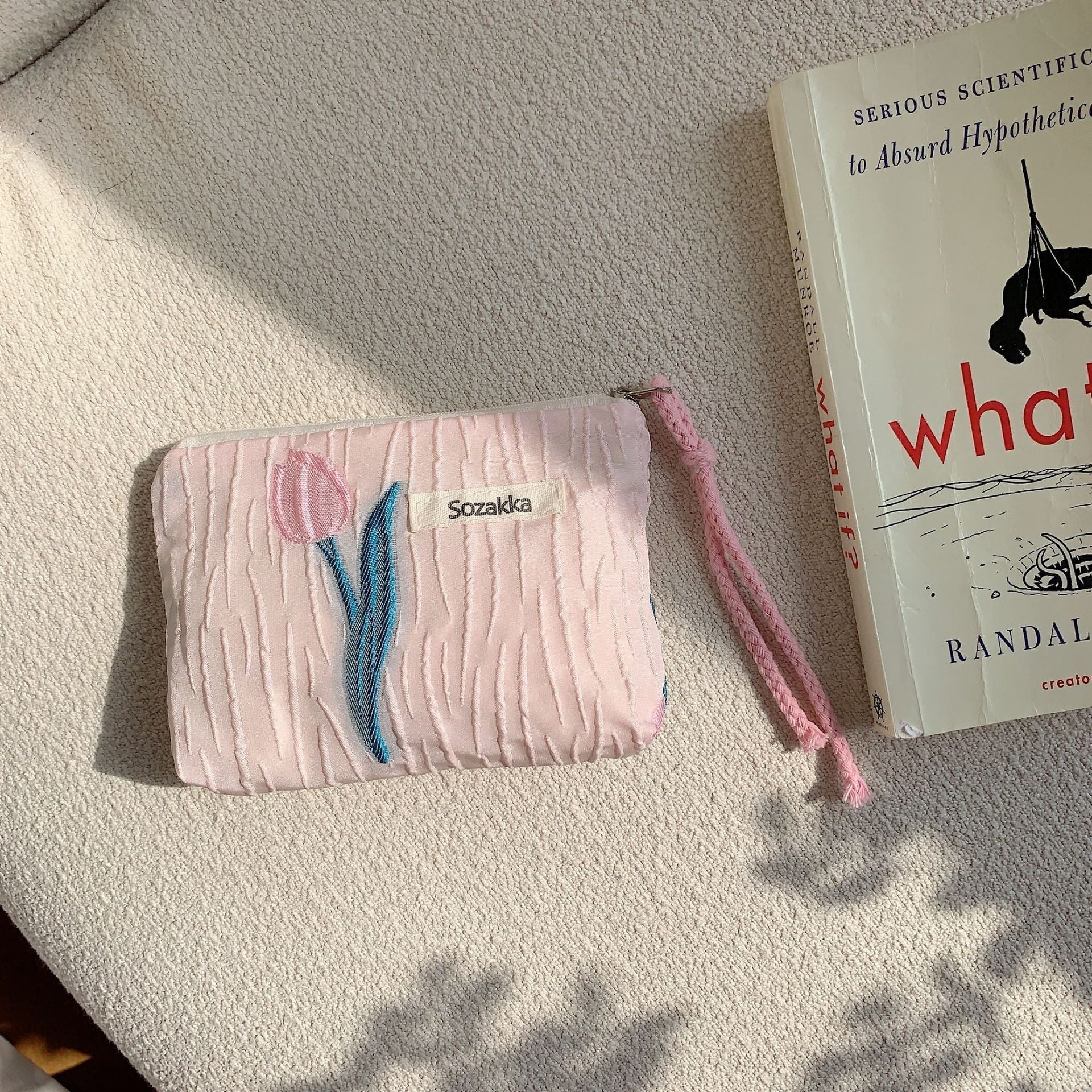 Flowers Lining Cotton Fabric with Pastoral and Grape Purple Patterns for US Tensile Strength - Bubble Big Flower Bag