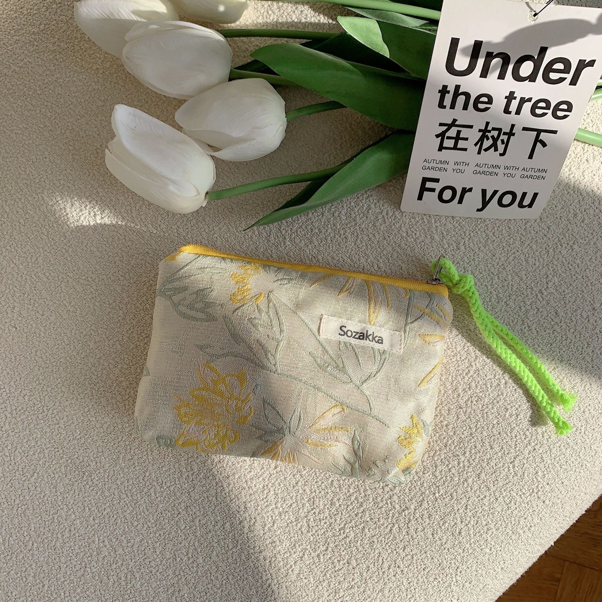 Flowers Lining Cotton Fabric with Pastoral and Grape Purple Patterns for US Tensile Strength - Bubble Big Flower Bag