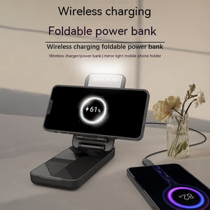 Foldable Wireless Charger 10000 MA Power Bank - Foldable Wireless Charger 10000 MA Power Bank 5V3A