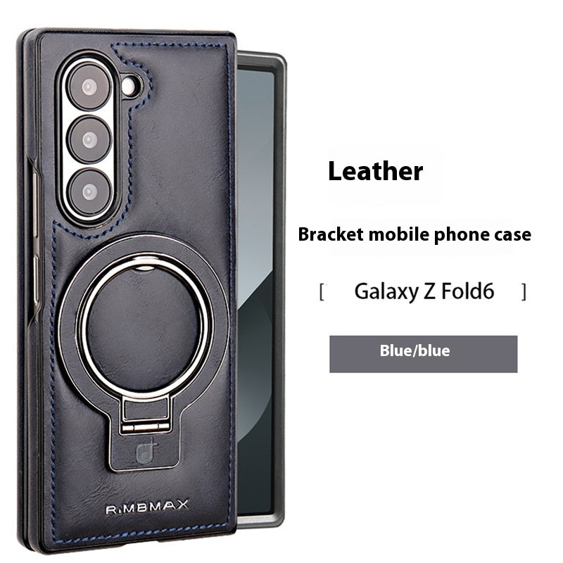 Folding Flip Phone Case Holder Magnetic with Imitation Leather in Multiple Colors - Teleplus folding flip phone case
