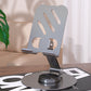 Folding Lazy Tablet Stand with Degree Rotation Adjustment and Space-Like Gray Finish - degree rotation adjustment