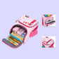 Folding Lightweight Light Weight Comfortable And Breathable Schoolbag For Junior Students - Starry Bear Split Schoolbag