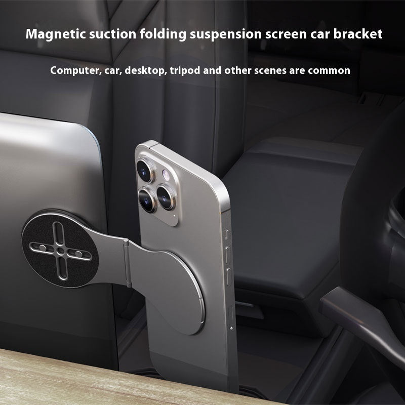 Folding Magnetic Bracket Desktop for Suspension Screen and Display - Teleplus magnetic bracket desktop folding