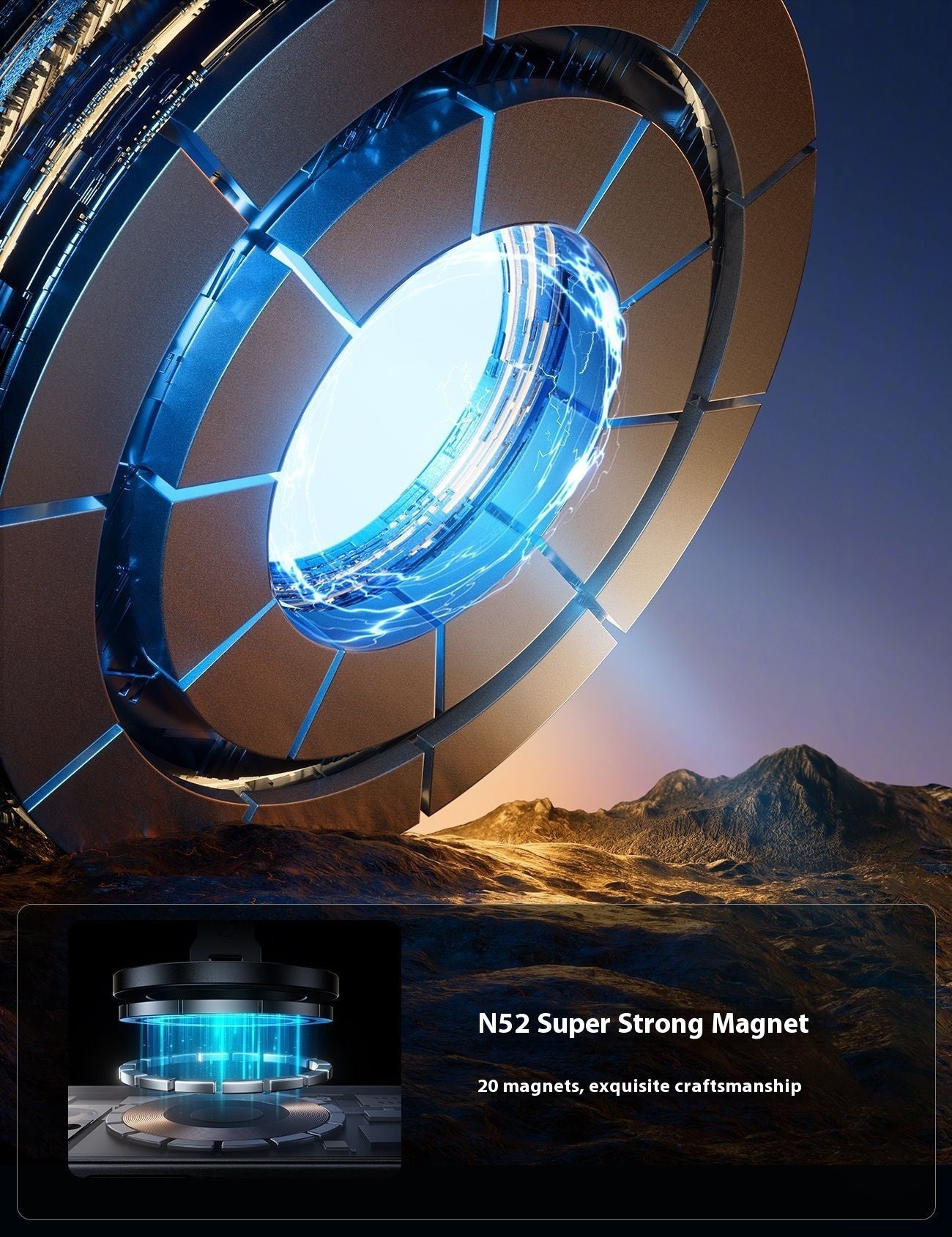 Folding Magnetic Car Phone Holder Aluminum Dashboard for Navigation - Teleplus folding magnetic car phone navigation