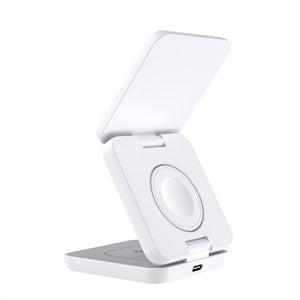 Folding Phone Wireless Charger in Black or White for United States CHF - Suck It Up with Magnetic united states chf