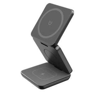 Folding Phone Wireless Charger in Black or White for United States CHF - Suck It Up with Magnetic united states chf