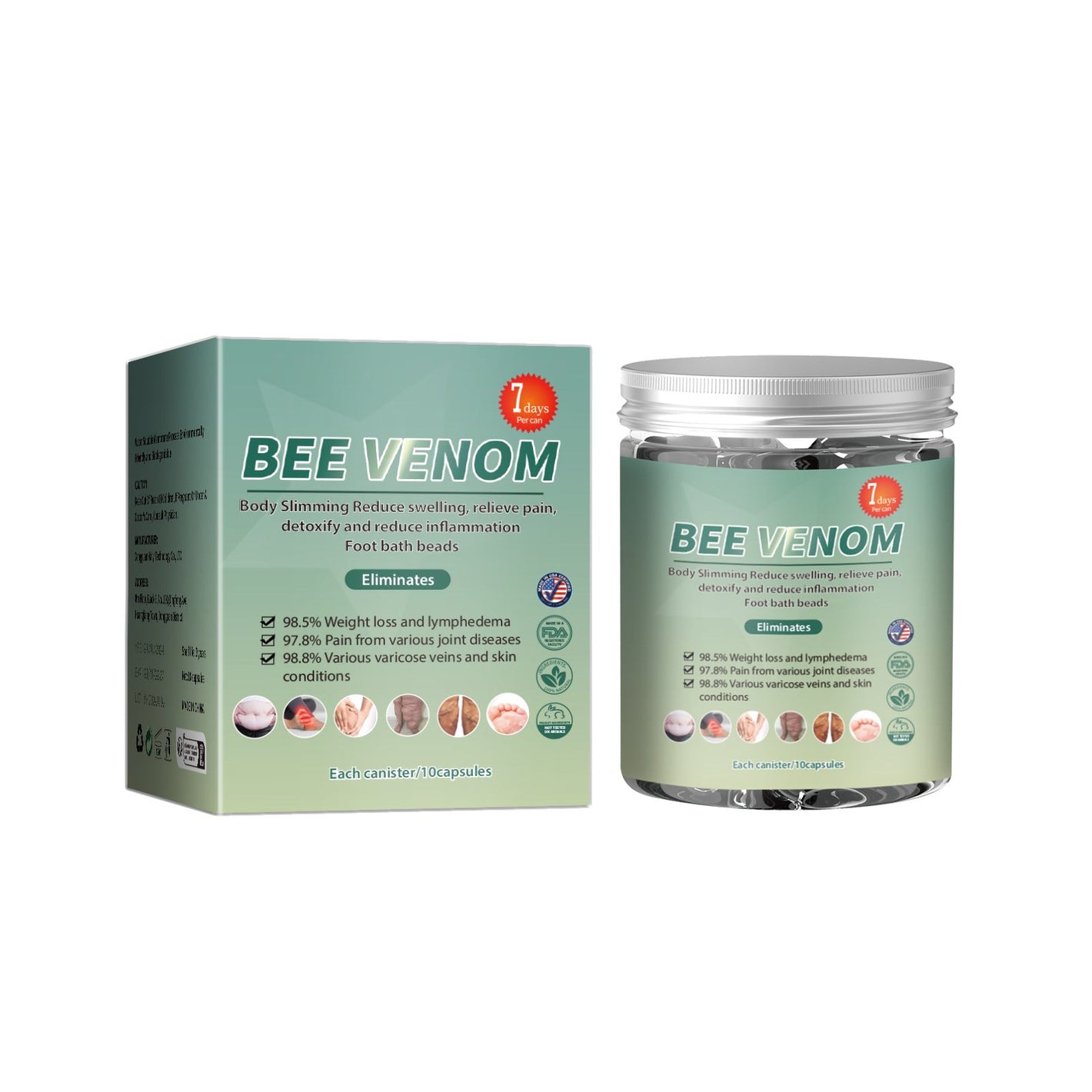 Foot Bath Condensate Beads for Repair Reduce Swelling and Moisturize - Teleplus repair reduce swelling relieve foot