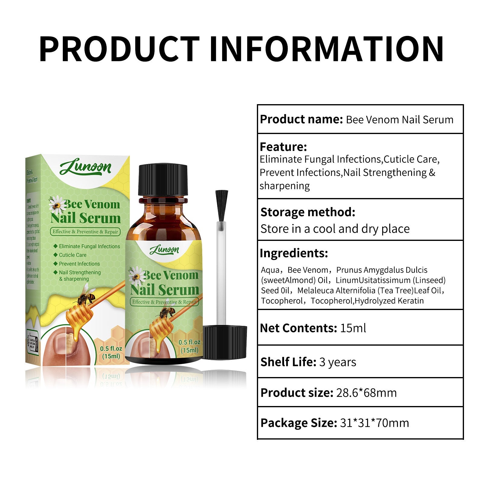 Foot Cleaning Repair Softening Care Solution in Brown Bottle 15ml - Teleplus foot cleaning repair softening care