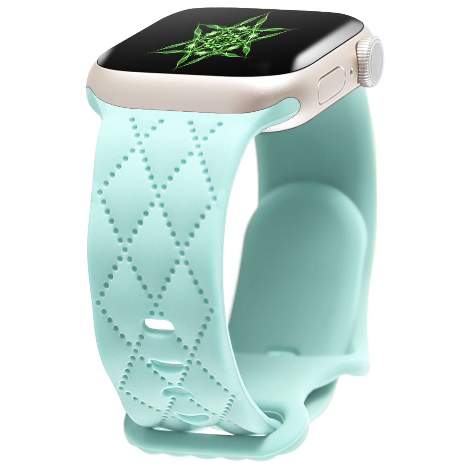 For Watch S9 Texture IwatchS8ULTRAL Silicone Butterfly Buckle Strap - For Watch S9 Texture Silicone Butterfly Strap