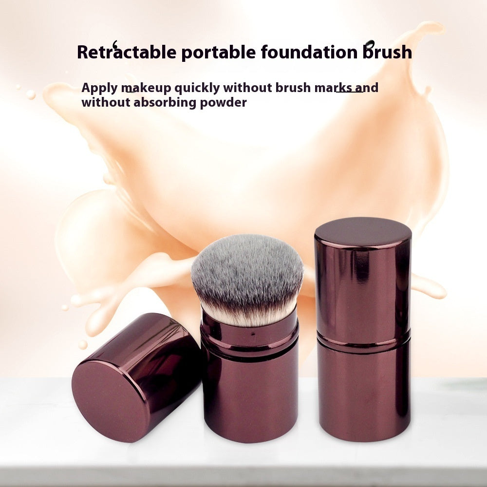 Foundation Makeup Brush with Artificial Fiber and Telescopic Handle - Teleplus foundation makeup brush eat