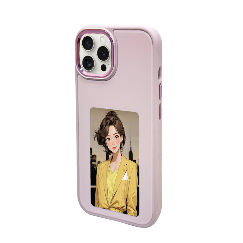 Four-Color PVC Screen Bracket Phone Case with NFC Projection Compatibility - for Colorful Fun nfc projection screen
