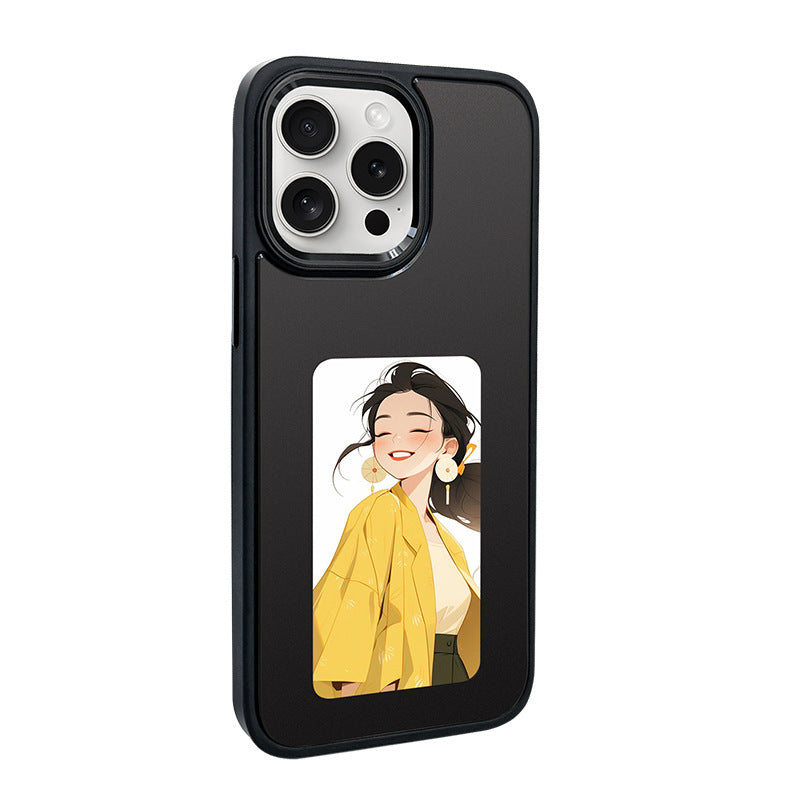 Four-Color PVC Screen Bracket Phone Case with NFC Projection Compatibility - for Colorful Fun nfc projection screen