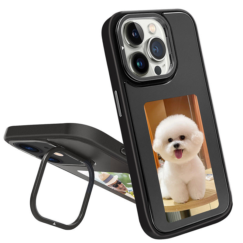 Four-Color PVC Screen Bracket Phone Case with NFC Projection Compatibility - for Colorful Fun nfc projection screen