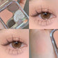 Four Colors Crouching Eyeshadow Palette with Apricot and Nude Shades - Teleplus four colors crouching silkworm rice