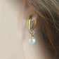 French Classic Artificial Pearl Western Style Donut Baroque Style Earrings - Earrings So Fancy They Might Just Say Ooh