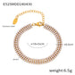 French Entry Lux Cold Wind Elegant Graceful Titanium Steel Bracelet - Elegant E330 Gold White Zircon Bracelet for Women