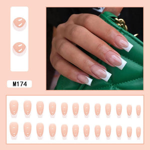 French Nail Tip Kit with Jelly Glue Burnishing Stick for Style - Teleplus Chinese chinese style french nail tip