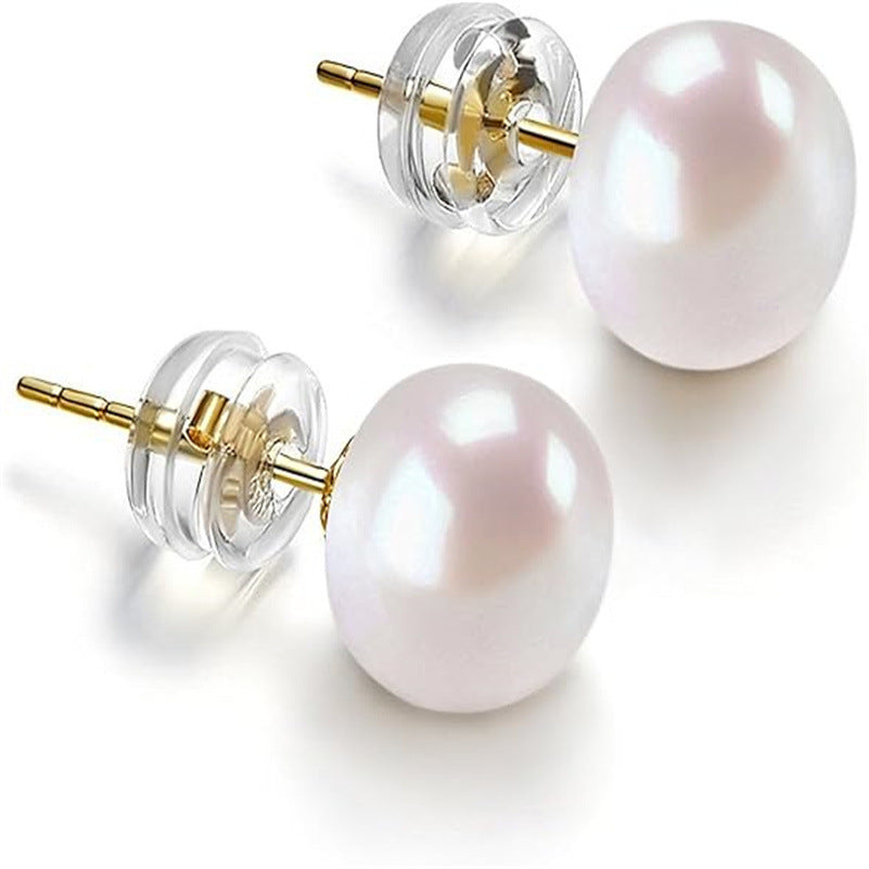 French Retro Affordable Luxury Artificial Pearl Light Bulb Ear Studs